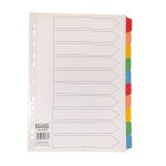 CTS A4 Index Dividers Multicolour Tabs Blank