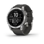 Garmin fenix 7 3.3 cm (1.3") MIP 47 mm Digital 260 x 260 pixels Touchscreen Silver Wi-Fi GPS (satell