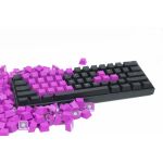 Tai Hao Tai-Hao TPR Rubber Backlit Double Shot 22 Keys Neon Purple