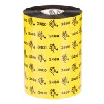 Zebra Wax/resin 3400 4.33" x 110mm printer ribbon