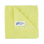 CTS Wholesale Microfibre Cloth 400 x 400mm Yellow - Pack of 10