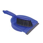 CTS Wholesale Dustpan and Brush Set Soft Bristle Blue (1)