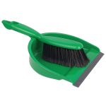 CTS Wholesale Dustpan and Brush Set Soft Bristle Green (1)