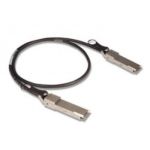 Extreme networks 1m, QSFP+ fibre optic cable QSFP+ Black