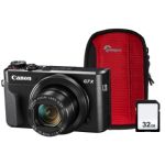 Canon PowerShot G7X MK II Camera inc Case and 32GB SD Card