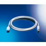 Value 11.99.8831 USB cable 3 m USB 2.0 USB A USB B Grey