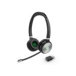 Yealink WH62 Portable Headset Wireless Head-band Calls/Music Black, Grey
