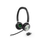 Yealink WH62 Portable Headset Wireless Head-band Calls/Music Black, Grey