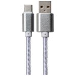 Maplin USB-C to USB-A Cable Braided 0.25m