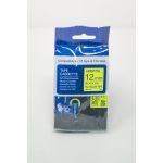 CTS Compatible Brother P-Touch TZe-C31 Black on Fluorescent Yellow also for TZ-C31 Label Cassette