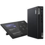 Lenovo ThinkSmart Tiny Kit Intel Core i3 i3-13100T 16 GB DDR4-SDRAM 256 GB SSD Windows 11 IoT Enterprise Mini PC Black