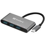 Sandberg USB-C to 3xUSB 3.0 Hub + PD