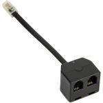 Jabra 1600-289 cable interface/gender adapter RJ10 2xRJ10 Black
