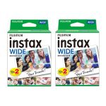 Fujifilm Instax Wide Picture Format Instant Photo Film - White, 40 Shot Pack
