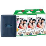 Fujifilm Instax Mini Link Wireless Photo Printer including 60 Shots - Dark Denim