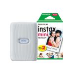 Fujifilm Instax Mini Link Wireless Photo Printer including 20 Shots - Ash White