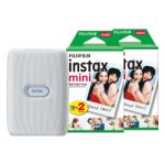 Fujifilm Instax Mini Link Wireless Photo Printer including 40 Shots - Ash White