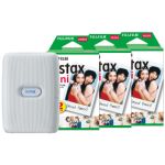 Fujifilm Instax Mini Link Wireless Photo Printer including 60 Shots - Ash White
