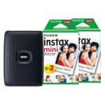 Fujifilm Instax Mini Link 2 Wireless Photo Printer with 40 Shot Pack - Space Blue