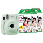 Fujifilm Instax Mini 11 Instant Camera with 60 Shot Film Pack - Pastel Green