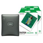 Fujifilm Instax Square Link Wireless Smartphone Photo Printer with 20 Shot Pack - Green