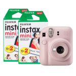 Fujifilm Instax Mini 12 Instant Camera - Blossom Pink - Camera + 40 Shot Pack