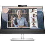 HP E24mv G4 computer monitor 60.5 cm (23.8") 1920 x 1080 pixels Full HD Black, Silver