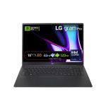 LG Gram Pro 16Z90SP-A.AA78A1 laptop Intel Core Ultra 7 155H 40.6 cm (16") WQXGA+ 16 GB LPDDR5x-SDRAM 1 TB SSD NVIDIA GeForce RTX 3050 Wi-Fi 6E (802.11ax) Windows 11 Home Black