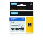 Dymo 1805417 Ribbon Vinyl white on blue 19mmx5,5m for Dymo Rhino 6-19mm/24mm