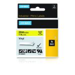 Dymo 1805431 Ribbon Vinyl black on yellow 24mmx5,5m for Dymo Rhino 6-24mm