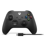 Microsoft Xbox Wireless Controller + USB-C Cable Black Gamepad Analogue / Digital PC, Xbox One, Xbox One S, Xbox One X, Xbox Series S, Xbox Series X