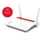 Box FRITZ! 6850 5G wireless router Gigabit Ethernet Dual-band (2.4 GHz / 5 GHz) Black, Red, White