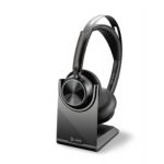 Poly 214433-02 Voyager Focus 2 UC Headphones Wired & Wireless Head-band USB Type-C Bluetooth Black