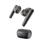 POLY Voyager Free 60+ UC Carbon Black Earbuds +BT700 USB-C Adapter +Touchscreen Charge Case
