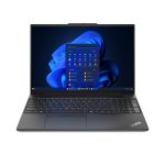 Lenovo ThinkPad E16 Gen 2 (Intel) Intel Core Ultra 5 125U Laptop 40.6 cm (16") WUXGA 16 GB DDR5-SDRAM 512 GB SSD Wi-Fi 6E (802.11ax) Windows 11 Pro UK English Black