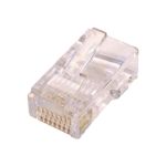 Cablenet Cat5e RJ45 UTP Round Crimp Plug Solid