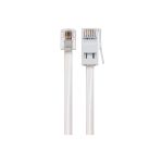 Maplin RJ11 Connector to BT Plug (BT- 431A) Telephone Modem Lead 3m White