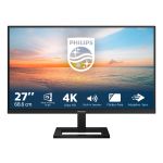 Philips 27E1N1800AE/00 computer monitor 68.6 cm (27") 3840 x 2160 pixels 4K Ultra HD LED Black
