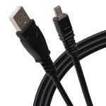 Maplin USB-A to 8-Pin Mini USB Cable 3m Black