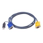 Aten 2L5202UP KVM cable 1.8 m Black