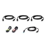 ATEN 1.8M USB DisplayPort Triple Display KVM Cable Kit