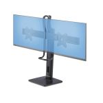 StarTech.com Crossbar Dual Monitor Desk Stand For Double 27-inch Screens, VESA Mount 75x75/100x100, 