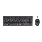 HP 330 Wireless Mouse and Combination keyboard Mouse included Universal RF Wireless AZERTY Belgian Black