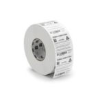 Zebra Label, Polyester, 80x100mm, Thermal Transfer, Z-ULTIMATE 3000T WHITE, Coated, Permanent Adhesive, 76mm Core, EAZIPRICE. 1767/Roll