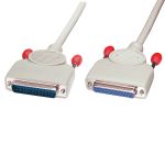 Lindy RS232 Cable 25pin M/F, 2m