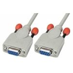 Lindy 3m Null modem cable networking cable White