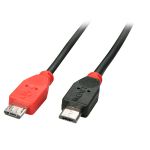 Lindy USB 2.0 Cable Micro-B/ Micro-B OTG, 0.5m