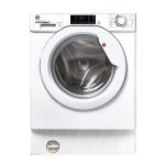 Hoover H-WASH 300 LITE HBD 485D1E/1-80 washer dryer Built-in Front-load White E