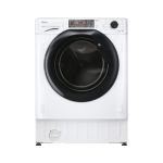 Haier HWDQ90B416FWB washer dryer Built-in Front-load White D