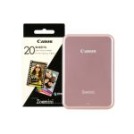 Canon Zoemini Slim Body Pocket-Sized Wireless Photo Printer including 30 Prints - Rose Gold